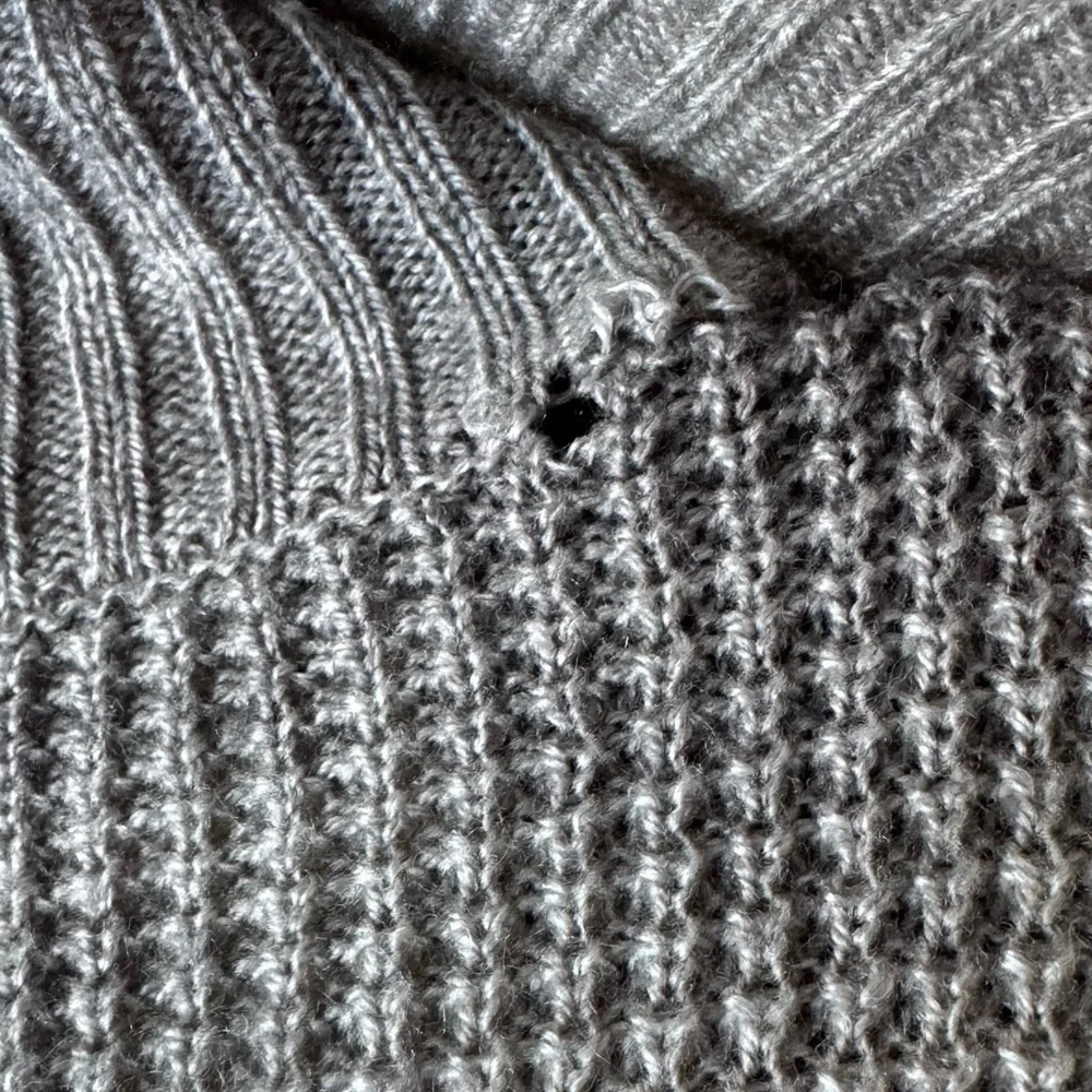 Michael Kors Gray‎ Draped Shaker Cardigan